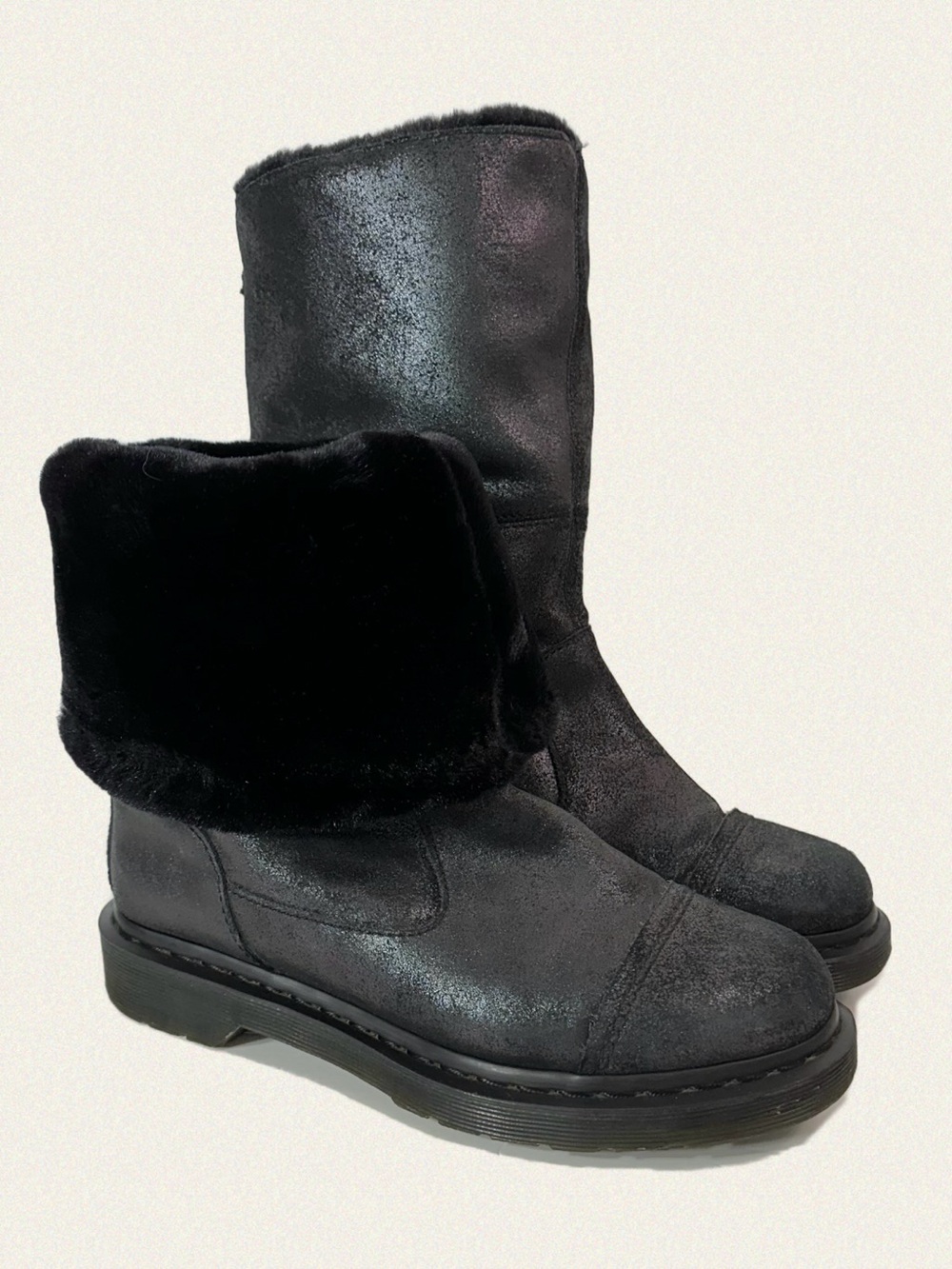 Dr. Martens Pasha Crackle Suede Boot - Picture 6 of 11